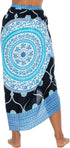 Back From Bali Womens Print Sarong Swimsuit Beach Cover Up Wrap Skirt Pareo...