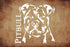 Reusable Dog Pitbull Stencil 5.5" x 5.5" - Custom Animal Design for Pet-Themed Crafts...