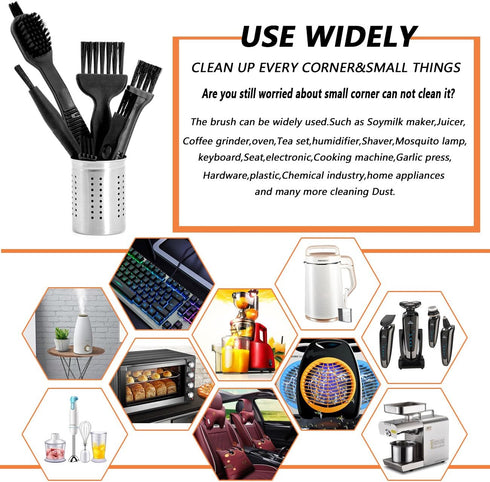 Computer PC Keyboard Laptop Electronics Camera Small Cleaning Brush Kit (Black, Set of 7)......