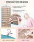 BAGSMART Hanging Jewelry Organizer, Necklace Holder Anti-tangle Earrings Rings Hanger with 20 Jewelry Bags Travel Storage Roll with Pockets Hang o...