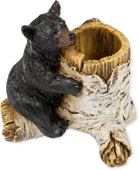 Bear Toothpick Holder 4 x 3 x 4 Inch Resin Crafted Tabletop Figurine...