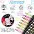 Double Line Metallic Outline Markers - 36 Vibrant Colors, Self-Outline Metallic Markers with Quick-Drying Ink, Double Line Metallic Markers for Ki...