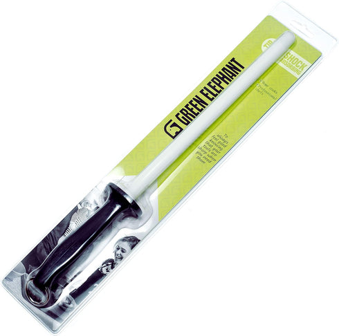 Green Elephant Ceramic Sharpening Rod, Lightweight & Highly Durable 11-Inch Shatterproof Ceramic Honing Rod For Professional Chefs and Home Cooks...