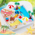 25 Pcs Beach Miniature Dollhouse Decoration, Umbrella Palm Chair Miniature Toys Garden Decorations Dollhouse Outdoor Accessories Beach Decorations...