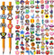 100PCS Pencil Toppers,Cute Pencil Charms for Kids classroom prizes elementary Pencil Decorations for School Supplies, Classroom Rewards Kids Incen...