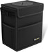 K KNODEL 2 Gallon Black Leak-Proof Waterproof Car Trash Can with Lid...