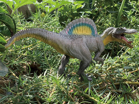 Gemini & Genius Dinosaur Toys for 3 4 5 6 7 Year Old Boys, Spinosaurus with Movable Jaw Dino Action Figure, Cool Birthday Cake Topper, Party Gift,...