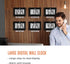 MARATHON Large Digital Wall Clock with 8” Display, Black - Easy to Read...