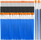 200 Pcs Small Paint Brushes Bulk, Anezus Kids Paint Brushes Detail Fine Brushes with Flat and Round Tip Acrylic Paint Brushes Set for Classroom Wa...