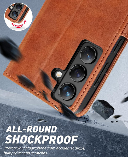 OCASE Compatible with Galaxy S24 Plus 5G Wallet Case, PU Leather Flip Folio Case with Card Holders RFID Blocking Kickstand [Shockproof TPU Inner S...