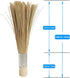 LSZSSJ9.84-inch natural bamboo brush kitchen cleaning brush, used to clean grills, pans, and stoves, without damaging The surface, 2 bamboo brushe...
