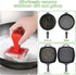 Cast Iron Scrubber & Scraper Kit - 316 Stainless Steel Cast Iron Cleaner - Chainmail Scrubber for Cast Iron Pans Skillets Sink Dish Scrub Chain Li...
