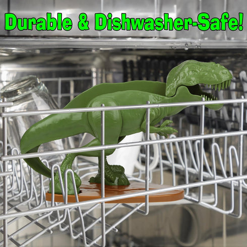 Funwares Original Tacosaurus - Dinosaur Taco Holder, Fun and Practical White Elephant Gift, Hold 2 Tacos...