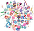 100pcs Miniature Candy Lollipop Decor Mixed Polymer Clay Sets for Childs Pretend Kitchen Play Cooking Game DIY Party Doll house Accessory...