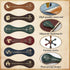 6 Pieces Christian Magnetic Book Markers Leather Magnetic Bible Bookmarks Inspirational PU Leather Magnetic Scripture Bookmarks Religious Book Mar...