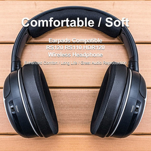 RS120 Cooling Gel Earpads - Compatible with RS120 RS 110 HDR120 Headphones, Hybrid Cooling Gel Replacement Cushion (Hybrid Fabric)...