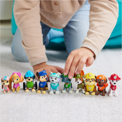 Paw Patrol, 10th Anniversary, All Paws On Deck Toy Figures Gift Pack with 10 Collectible Action Figures, Kids Toys for Ages 3 and Up...