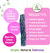 Nature Gnaws Braided Beef Jerky Chews for Dogs - Premium Natural Beef Gullet Sticks - Simple Single Ingredient Tasty Dog Chew Treats - 5-6 Inch...
