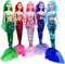 UNICORN ELEMENT 5 Pcs 11.5 Inch Girl Doll Mermaid Tail Clothes and Doll Accessories Mermaid Tail Summer Dress Swimsuit Bikini for 11.5 Inch Girl D...