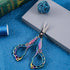 2-Pack Embroidery Scissors Kit with Covers - Cute Cut-Out Design Handles, Sharp Tips for Precise Cutting - Ideal for Craft, Sewing, and More...