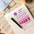 Bookmark Metal Stencils Calendar Stainless Steel Stencil Stars Arrowheads Drawing Painting Stencils Journal Planner Stencils for Diary Wood Carvin...