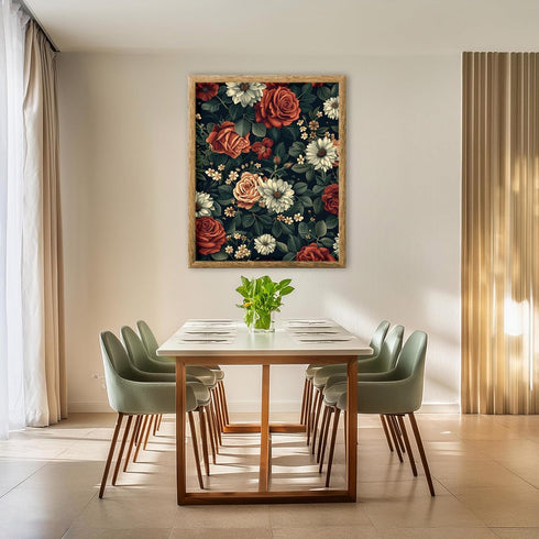 Posterizer 1 pcs-dainty natural flowers for chic neutral decor-Floral & Botanical Art-Abstract & Modern Art-Decor for Home & Office- UNFRAMED Wall...
