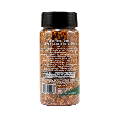 Olde Thompson Everything Italian Seasoning, Basil, Oregano, Garlic, Red Pepper Spice and Seasoning, 5.5 oz...