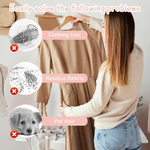 Extra Sticky Lint Rollers Mini Travel Lint Roller for Pet Hair Small Sticky Roller Remover 40 Sheets for Clothes Furniture Carpet Dog Cat Hair Hom...