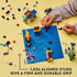 LEGO Classic Blue Baseplate Square 32x32 Stud Foundation to Build, Play, and Display Brick Creations, Great for Ocean and Water Landscapes, 11025...