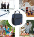 Femuar Lunch Box for Men Women Adults Small Lunch Bag for Office Work Picnic - Reusable Portable Lunchbox, Blue...