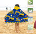 Kids Beach Towel With Hood - Excavators Vehicles Engineering Theme for Boys Girls, Microfiber Soft Bath Poncho Bathrobe Wrap Robe for Swim Pool - ...