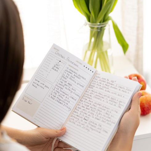 Blank Recipe Book To Write In Your Own Recipes - Family Cook Book Journal Notebook With Recipe Templates To Create A Personalized Cookbook - Table...
