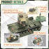 1:72 US Army Tank ? Army Men Toys Playset, includes 2pc US Tank-7 Models with 10pc Toy Soldiers, Desert Tan and Olive Drab Green, Perfect Military...
