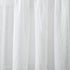 No. 918 Tayla Crushed Texture Semi-Sheer Rod Pocket Curtain Panel, 50" x 95", White...