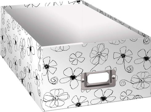 Pioneer Photo Albums B-1BW Inked Storage Box, Floral Design...
