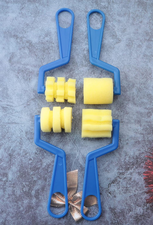 8 Pcs Painting Sponge Roller Set Washable Soft Painting Brushes Tools Foam Roller Sponge for Kids Drawing Crafting School Students DIY Paint Back ...