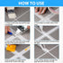 Tile Grout Repair Kit, 2 Pack White Grout Filler Tube, Fast Drying Grout Repair Kit, Grout Repair for Bathroom Shower Kitchen Floor Tile, Restore ...
