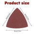 55Pcs Oscillating Tool Sanding Pad Triangle Sanding Pads Set 60/80/100/120/240 Multitool Sandpaper, Grit Fit for Finishing Wood Sanding Plaster...