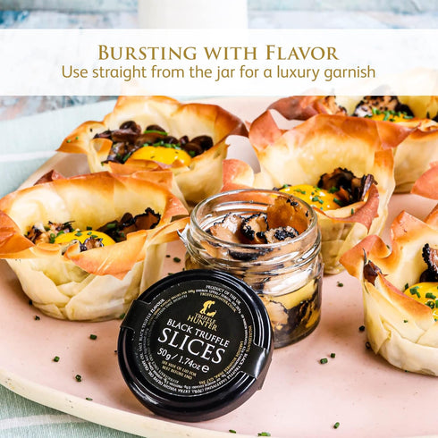 TruffleHunter - Black Truffle Slices - Preserved Truffles in Extra Virgin Olive Oil - 1.74 Oz...