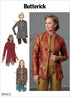 Butterick Patterns Women's Open and Button Closure Jacket Sewing Patterns, 6-8-10-12-14, White...