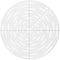 Fulton 10" Round Center Finder Compass Clear Acrylic for Drawing Circles, Lathe Work and Woodturners. Ideal For Locating Center on Logs and Genera...