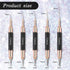 Double Ended Nail Art Brushes, Eptbsdu 5 PCS Nail Design Painting Tools including Nail Fine Liner Brushes and Nail Dotting Pens, Black...