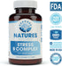 Vitamin B Complex Stress Relief | All Natural Mood Enhancer and Stress Support Supplement | Stress B Complex with Herbal Extract Blend Plus Vitami...