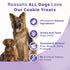 Halo Plant-Based Dog Treats with Peanut Butter and Banana, Vegan Dog Treat Pouch, 8oz bag...