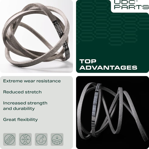 UDC Parts Mower Drive Belt 115-4669 / Aramid Cord / 32.98 inches/for Toro 20332 20333 20334 20338...