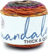 (1 Skein) Lion Brand Yarn Mandala Thick & Quick Bulky Yarn, Pocket Watch......