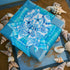 Whaline 2 Rolls Summer Wired Edge Ribbon 2.5 Inch Seahorse Starfish Coral Craft Ribbon Blue Ocean Sea Fabric Ribbon for Bow Wreath Craft Gift Wrap...