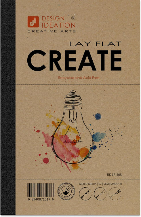 Design Ideation Lay Flat Create. Removable Sheet Sketchbook. Premium Paper. Smart-Bind Reinforced Lay Flat Binding. (5.5" x 8.5") LF-50100-LS...