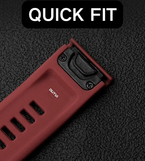 26mm watch band compatible with garmin fenix 5x 6x Pro 7x 3 hr rugged silicone quick fit 26 strap replacement for Epix Pro Gen 2 51mm Enduro 2 Des...