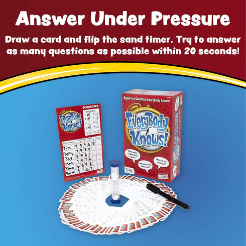 Endless Games Everybody Knows! - Trivia Card Game - 2018 Edition...